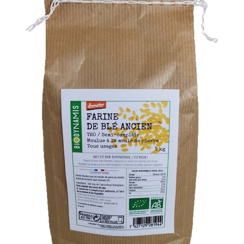 farine blé ancien - épicerie biodynamique